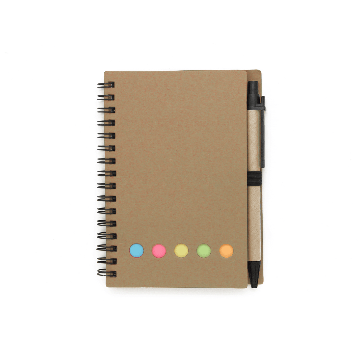 Customizable Notebook with Sticky Tabs and Memopad