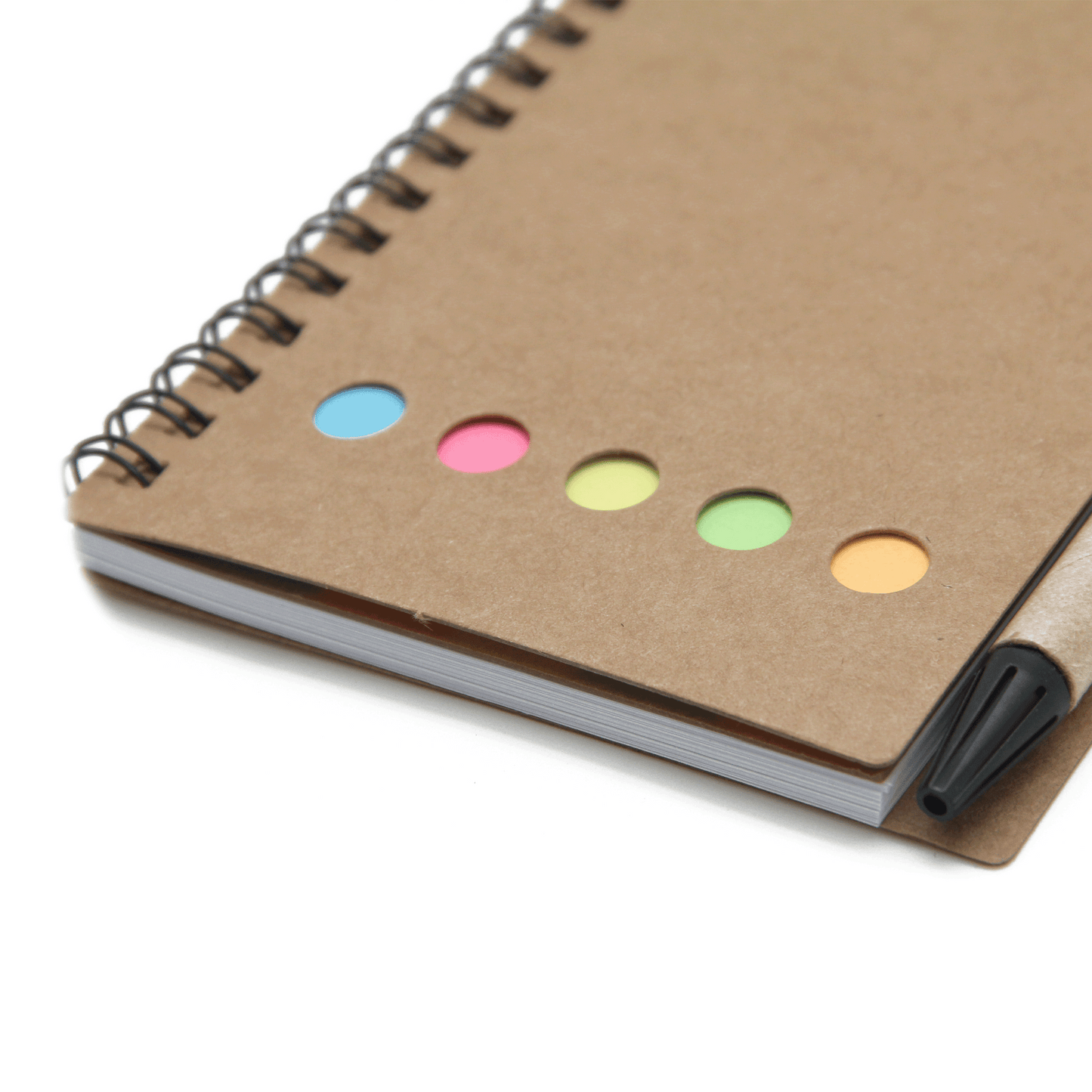 Customizable Notebook with Sticky Tabs and Memopad