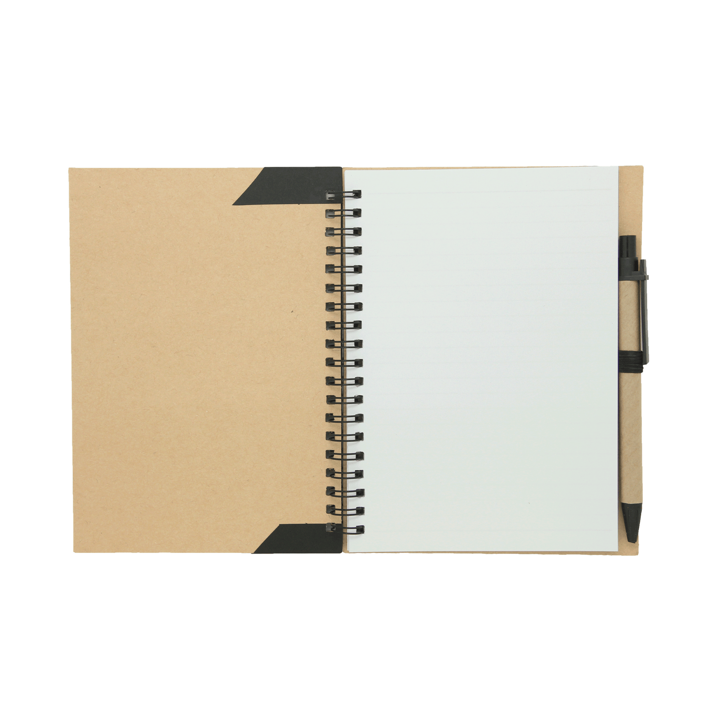 Customizable Notebook with Front Tab and Pen