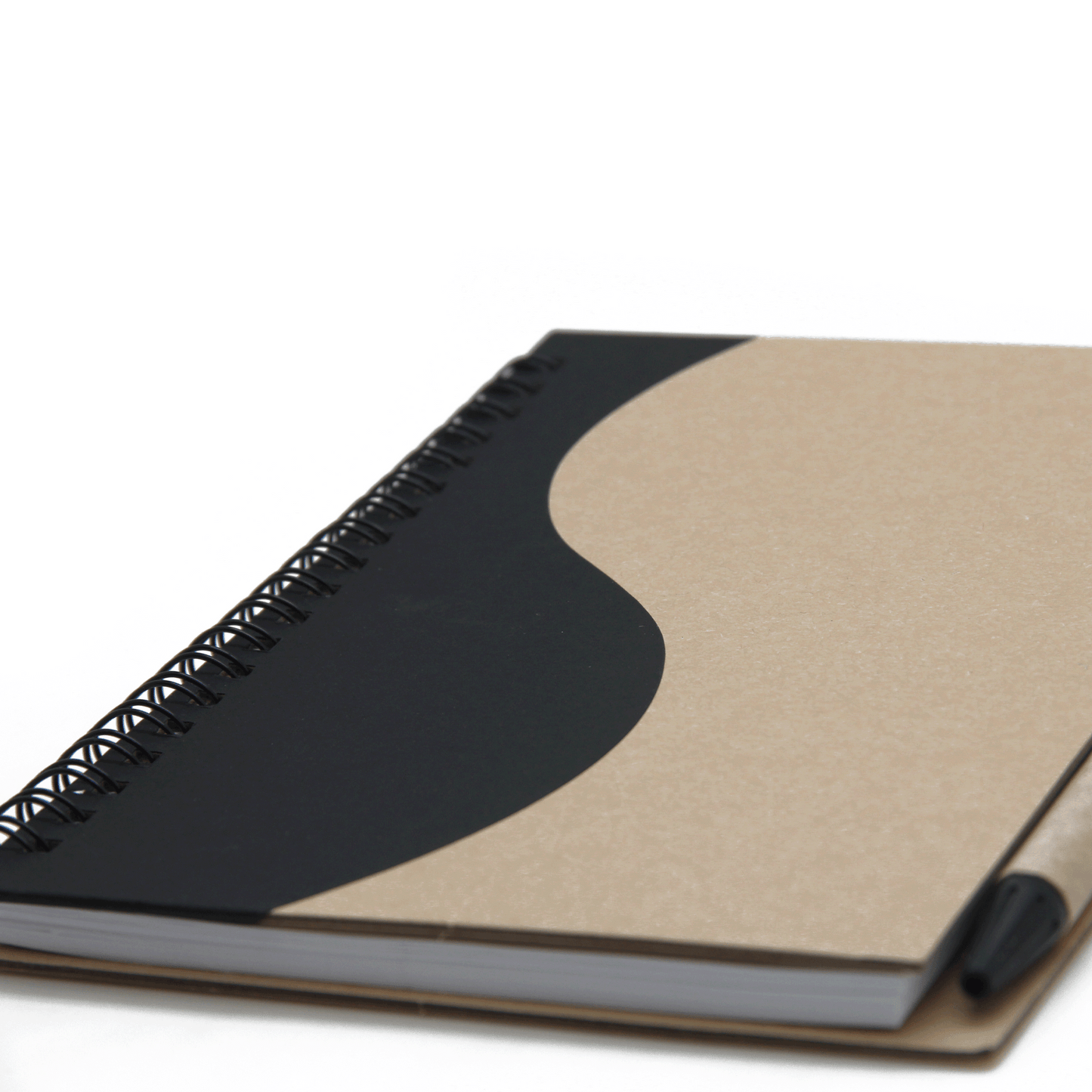 Customizable Notebook with Front Tab and Pen