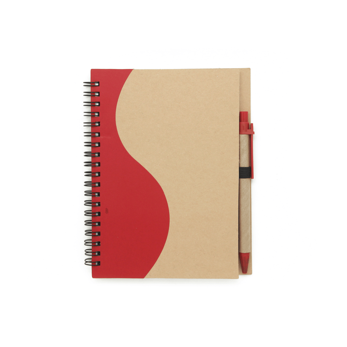 Customizable Notebook with Front Tab and Pen