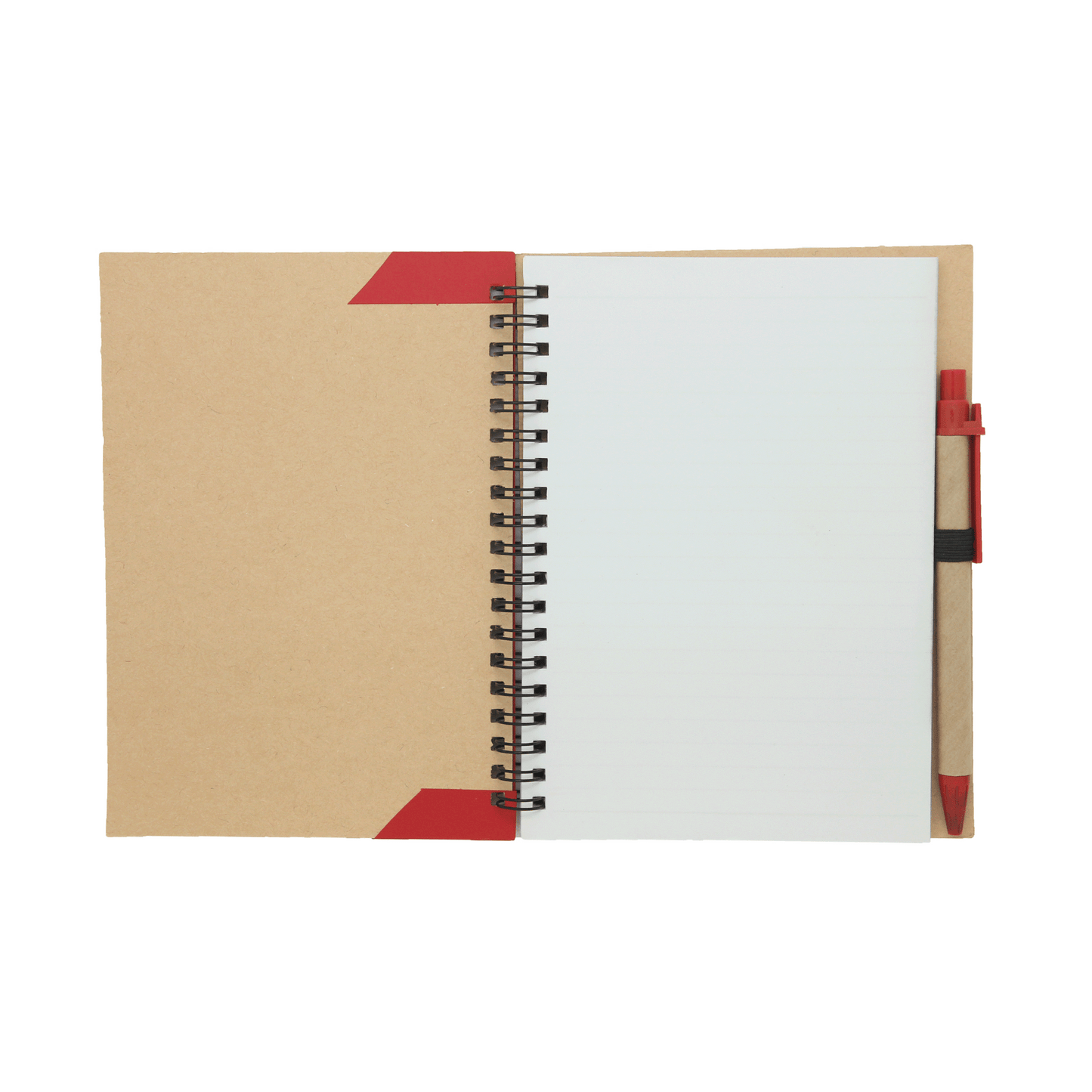 Customizable Notebook with Front Tab and Pen