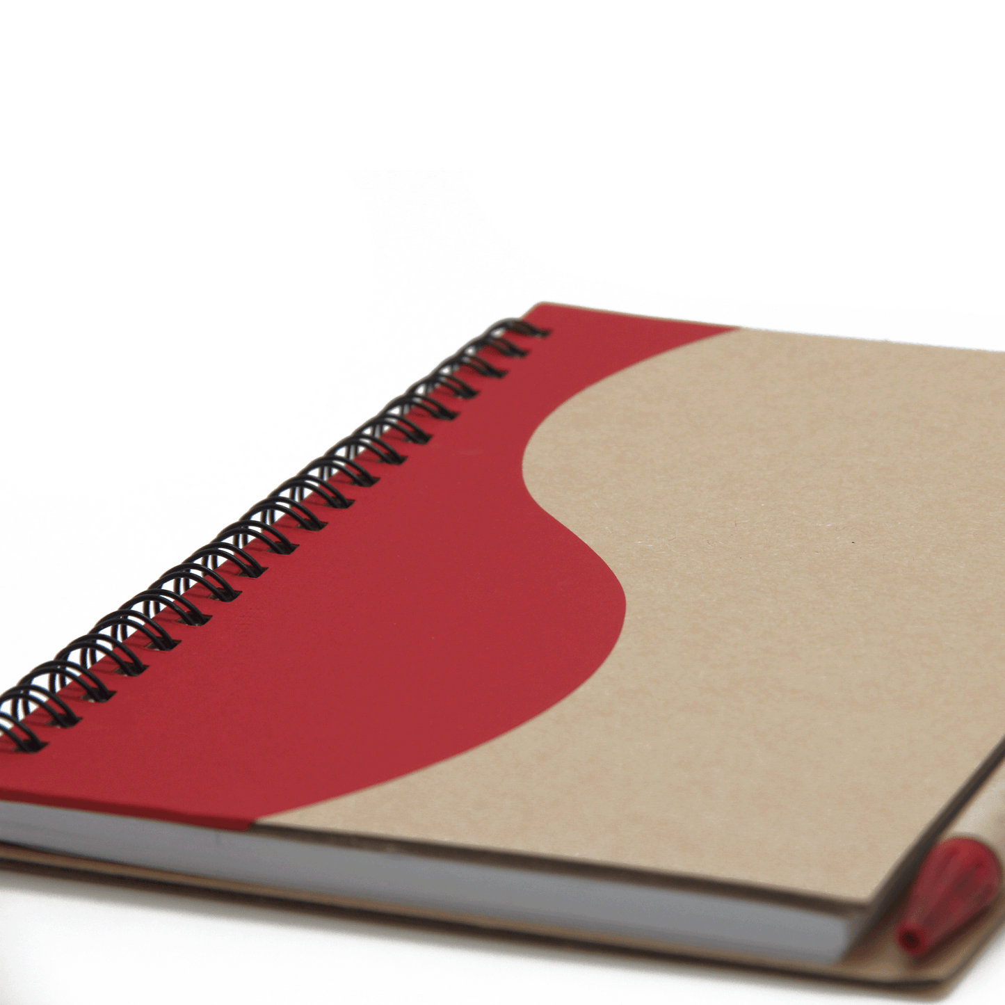 Customizable Notebook with Front Tab and Pen