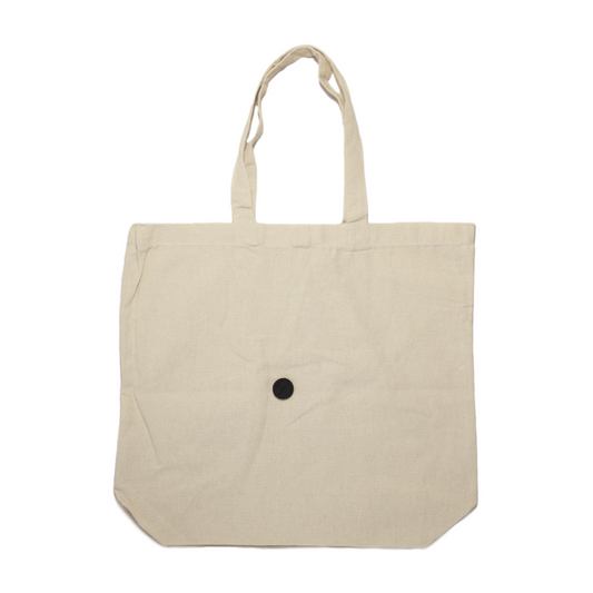 Customizable Canvas Bag with Button